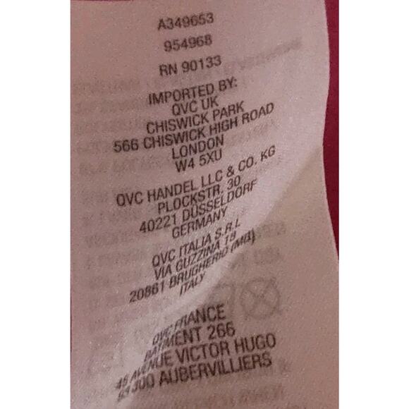 Linea by Louis Dell'Olio Pink & White Striped Button-Up Blouse Sz XL - Picture 7 of 8